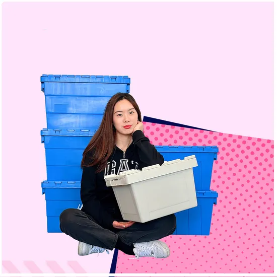 Distribution Center Heavy Duty Wholesale Plastic Totes