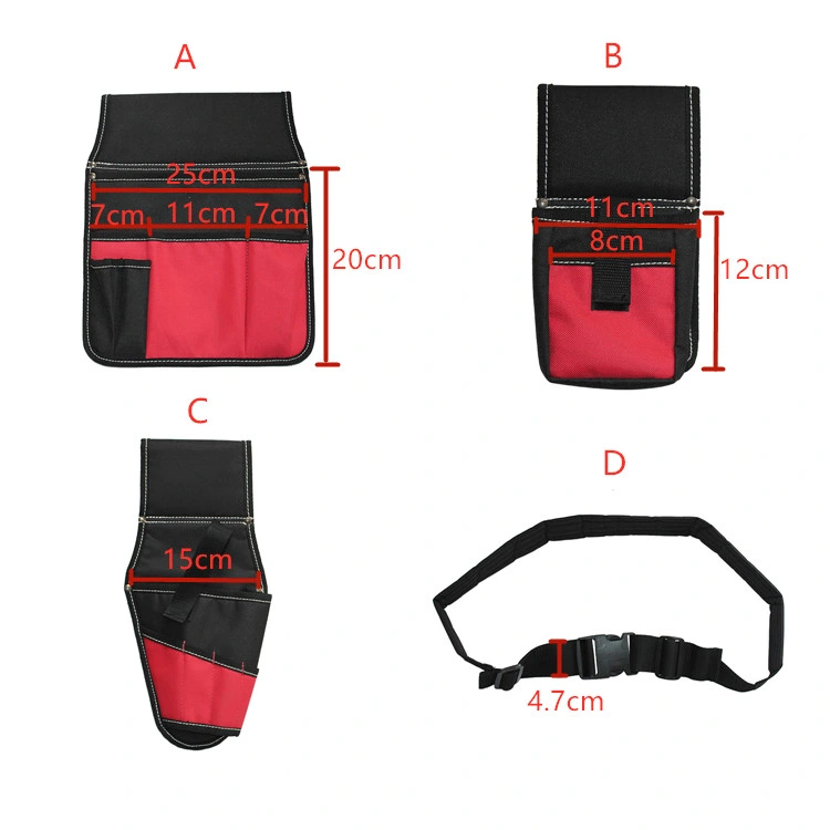 High Quality Durable Multifunction Durable Men Outdoor Use Tool Bag Cheap Oxford Cloth OEM Garden Tool Belt