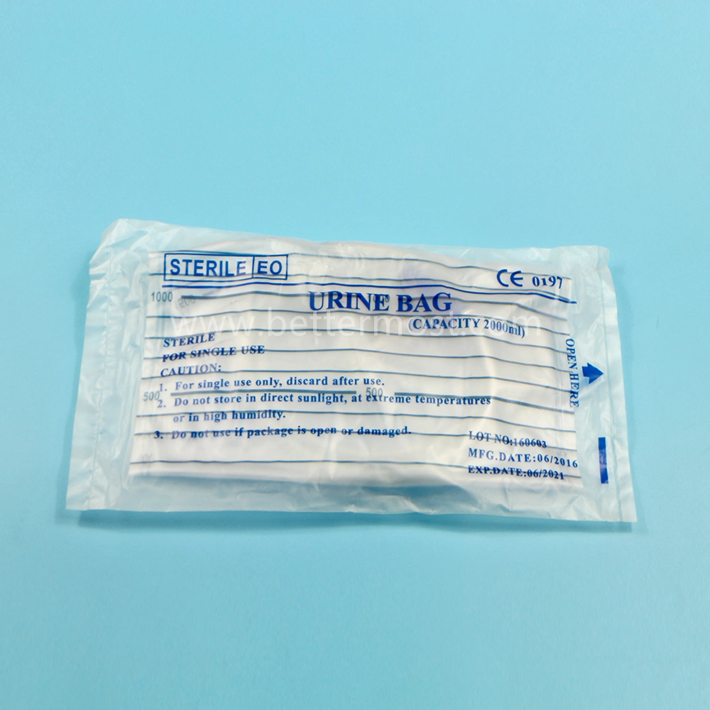 Bm&reg; Disposable High Quality Medical PVC Urine Drainage Bag ISO13485 CE