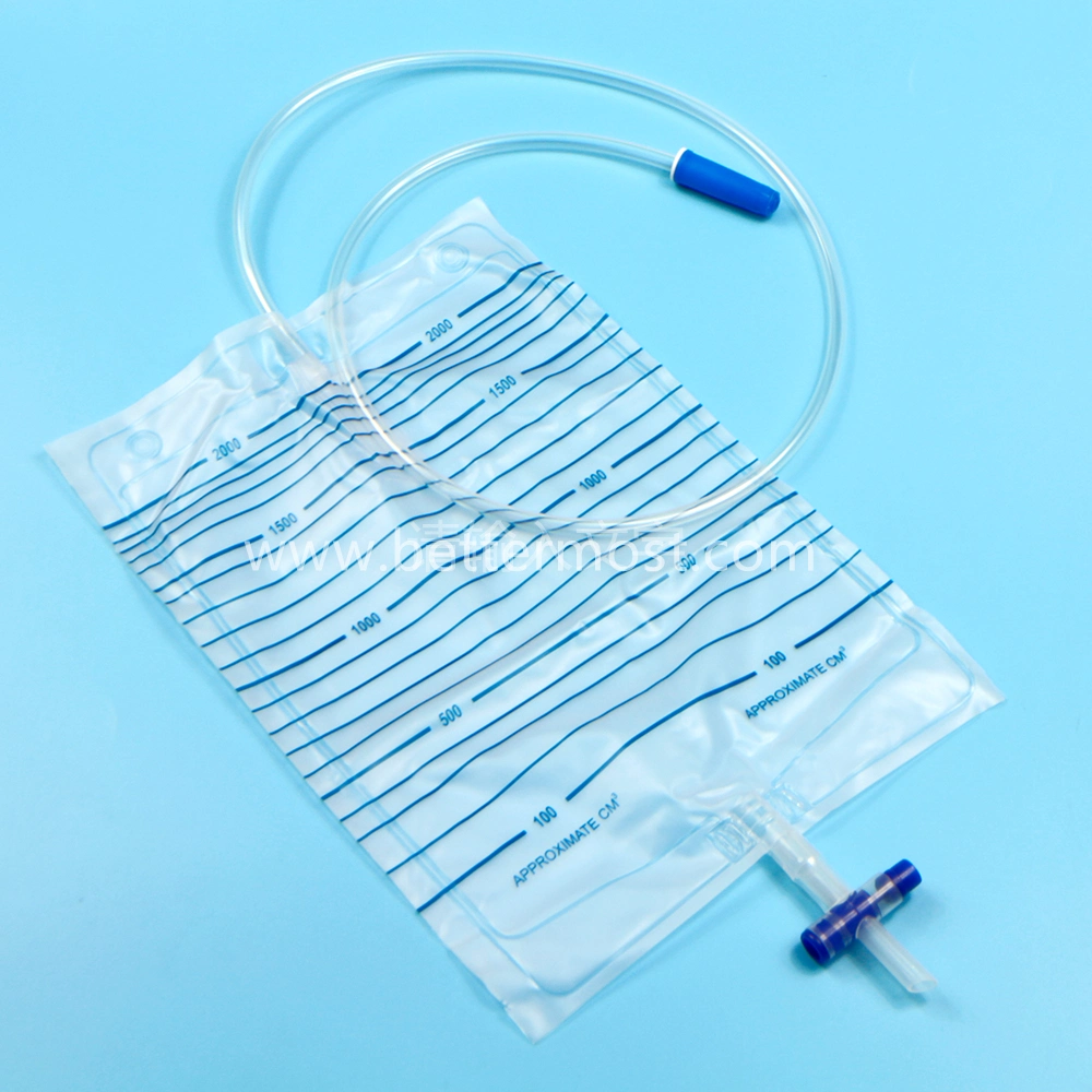 Bm&reg; Disposable High Quality Medical PVC Urine Drainage Bag ISO13485 CE