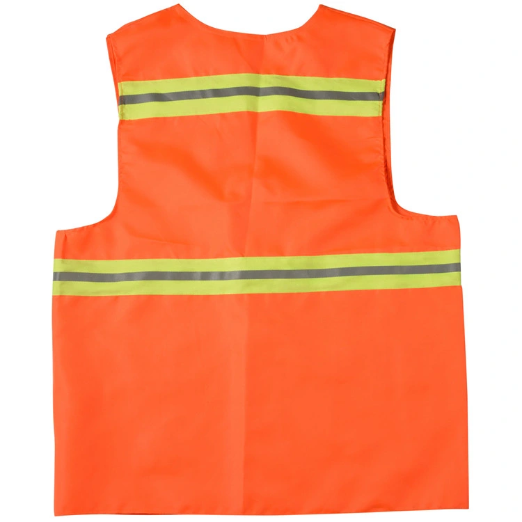 Work High Visible Orange Color Reflector Vest
