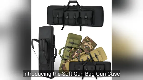 Tactical Soft Gun Bag for Firearm Storage and Transport 