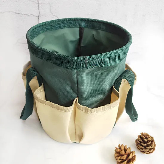 Garden Tool Bag Bucket Organizer Storage Tote with 6 Pockets Ci22091
