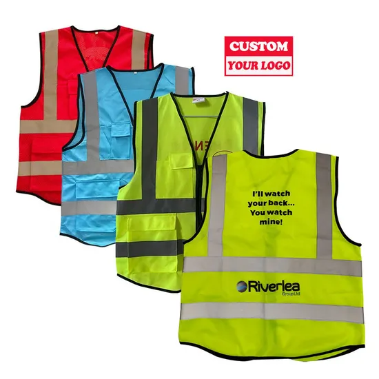 Men′s Fluorescent Bright T Shirt Sports Cycling Work Uniform Reflective Safety Vest 