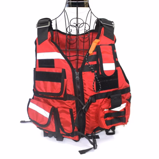 Custom Water Work Sports Park Lake Sea Rafting Surfing Safety NBR Device Vinyl Dipped Safety Kid Adult Jacket Life Vest