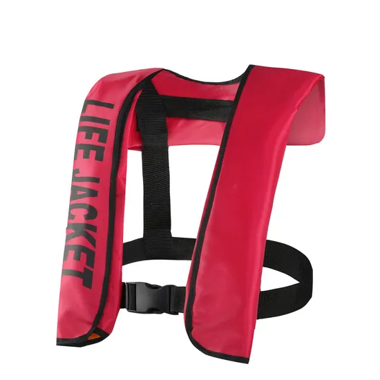 150n High Quality Automatic/Manual Type Solas Inflatable Life Jacket Vest for Lifesaving 