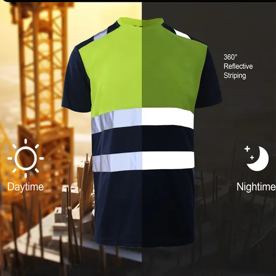 High Vis Work Reflective Clothing Mesh Safety Vest with Logo 