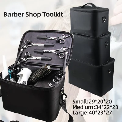 Barber Supplies Bag Organizer Makeup Grooming Bag Barber Tools Storage Traveling Bag Case Hairstylist Clipper Backpack