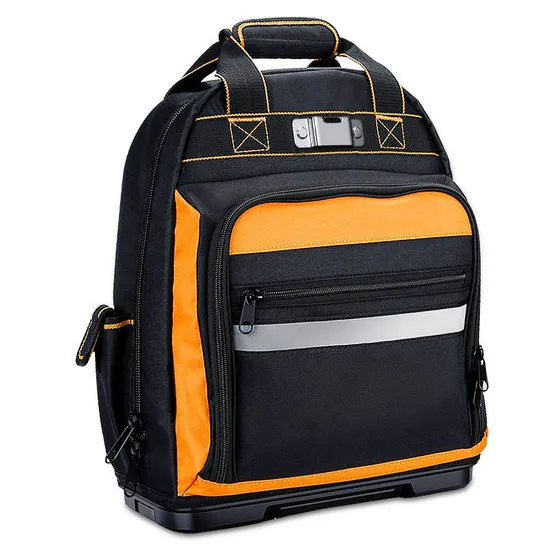 Multi Functional Durable Hard Base Custom Heavy Duty Electricians Tool Backpack 