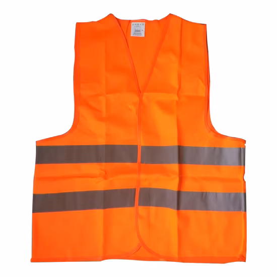Work High Visible Orange Color Reflector Vest