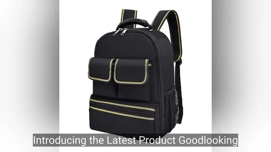 Premium Oxford Fabric Electrician Tool Backpack for Pros 