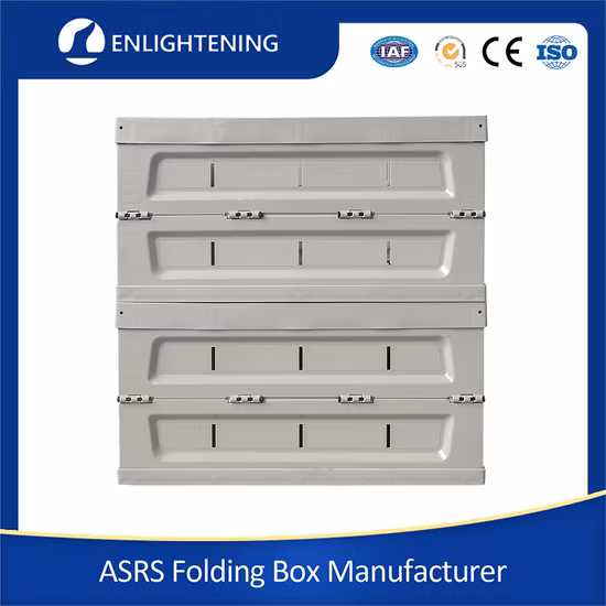 Large Heavy Duty Industrial Stack & Nest Plastic Storage Totes with Lid