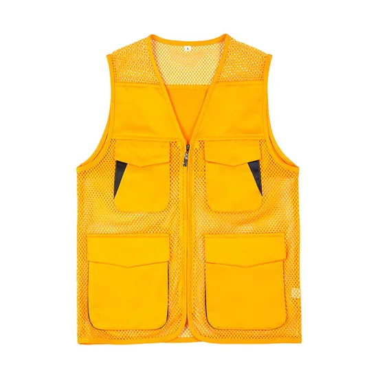 Waistcoat Mesh Cargo Sleeveless Jacket Tool Vest 