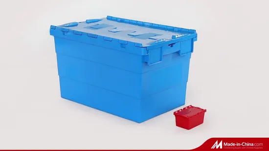Stackable Hinged Lid Wholesale Plastic Totes 