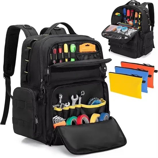 Best Selling Waterproof for Mechanics Medium Inserts Tool Backpack with Customized Bag Wholesale 