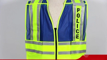 100% Polyester Construction Safety Work Wear Warning Reflective Vest