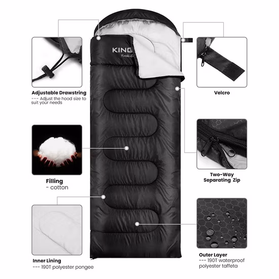 2016 Hot Sale Design Outdoor Mountaineer Military Module Patrolling Tactical Light Sleeping Bag